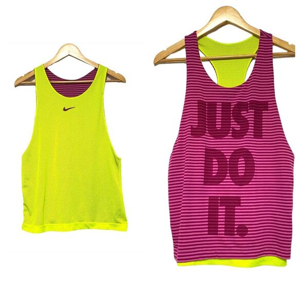 Nike Mesh Reversible Jersey Workout Tank Small - Picture 1 of 12